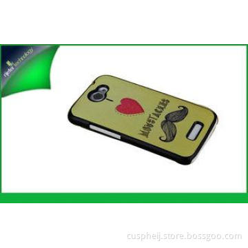 OEM PC Protective PU Leather HTC ONE X Case With 4C Printin